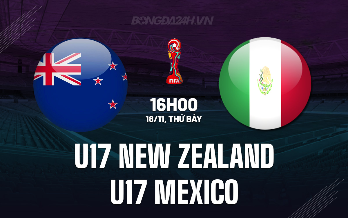 U17 New Zealand vs U17 Mexico